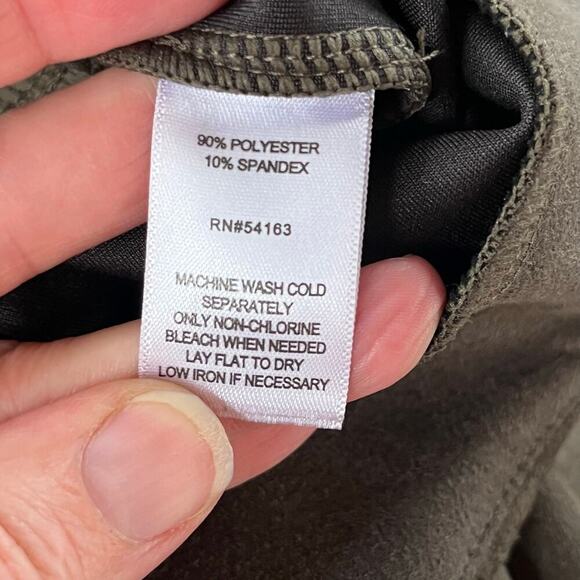 Marc New York Women's Olive Green Vegan Suede Pull On Pants Size XL. NEW - Picture 9 of 9